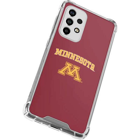 University of Minnesota Collegiate Text Galaxy A53 5G Clear Case
