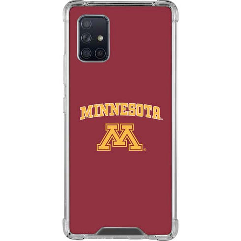 University of Minnesota Collegiate Text Galaxy A71 5G Clear Case
