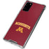 University of Minnesota Collegiate Text Galaxy Note20 5G Clear Case