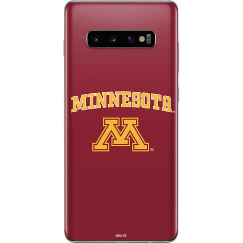 University of Minnesota Collegiate Text Galaxy S10 Plus Skin