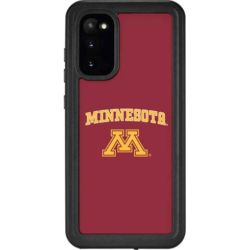 University of Minnesota Collegiate Text Galaxy S20 Waterproof Case