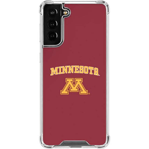 University of Minnesota Collegiate Text Galaxy S21 FE Clear Case