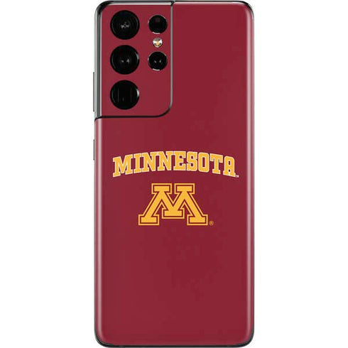 University of Minnesota Collegiate Text Galaxy S21 Ultra 5G Skin