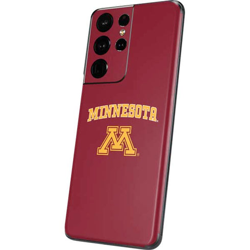 University of Minnesota Collegiate Text Galaxy S21 Ultra 5G Skin