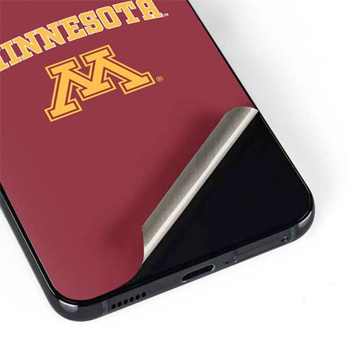 University of Minnesota Collegiate Text Galaxy S22 Plus Skin