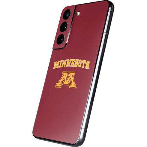 University of Minnesota Collegiate Text Galaxy S22 Skin