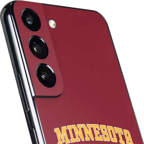 University of Minnesota Collegiate Text Galaxy S22 Skin