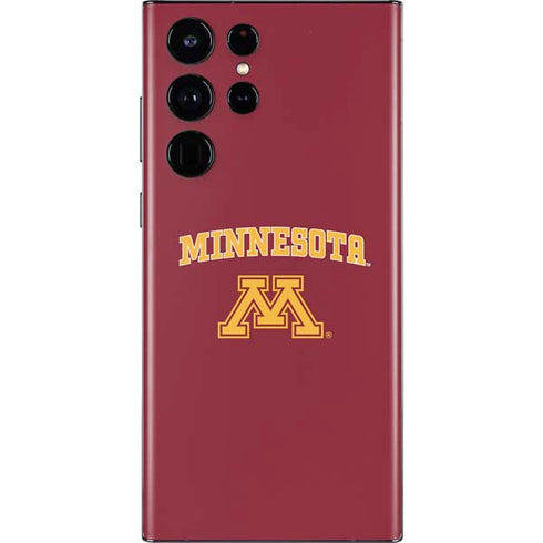 University of Minnesota Collegiate Text Galaxy S22 Ultra Skin