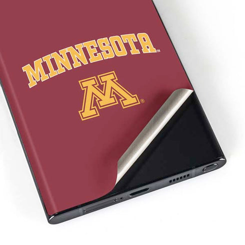 University of Minnesota Collegiate Text Galaxy S23 Ultra Skin
