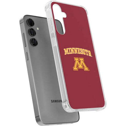 University of Minnesota Collegiate Text Galaxy S24 Plus Clear Case