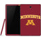 University of Minnesota Collegiate Text Samsung Galaxy Tab Skin