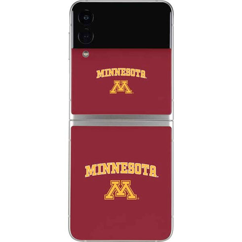 University of Minnesota Collegiate Text Galaxy Z Flip3 5G Skin