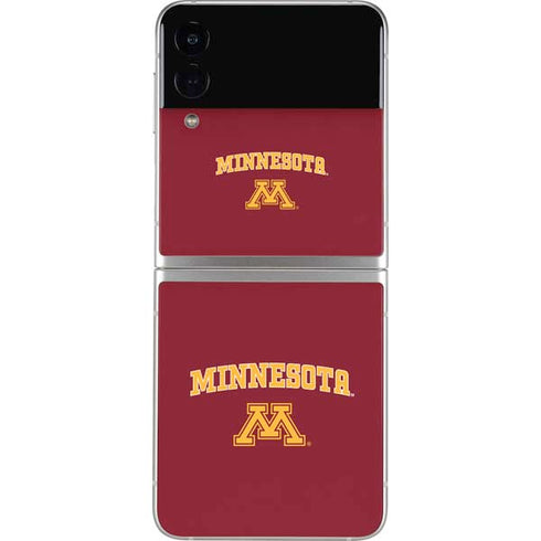 University of Minnesota Collegiate Text Galaxy Z Flip4 5G Skin