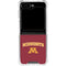 University of Minnesota Collegiate Text Galaxy Z Flip5 5G Clear Case