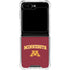 University of Minnesota Collegiate Text Galaxy Z Flip5 5G Clear Case