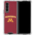 University of Minnesota Collegiate Text Galaxy Z Fold4 5G Clear Case