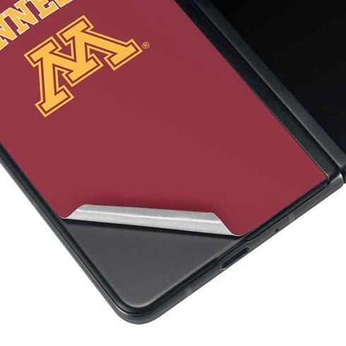 University of Minnesota Collegiate Text Galaxy Z Fold4 5G Skin