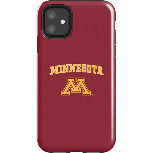 University of Minnesota Collegiate Text iPhone 11 Impact Case