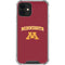 University of Minnesota Collegiate Text iPhone 12 Clear Case