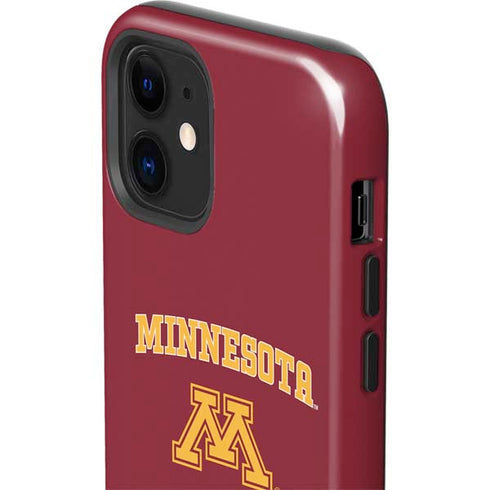 University of Minnesota Collegiate Text iPhone 12 Impact Case