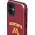 University of Minnesota Collegiate Text iPhone 12 Impact Case
