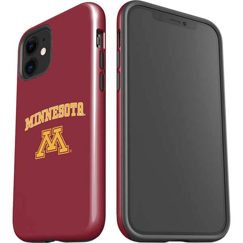 University of Minnesota Collegiate Text iPhone 12 Impact Case