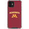 University of Minnesota Collegiate Text iPhone 12 Mini Clear Case