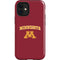University of Minnesota Collegiate Text iPhone 12 Mini Impact Case