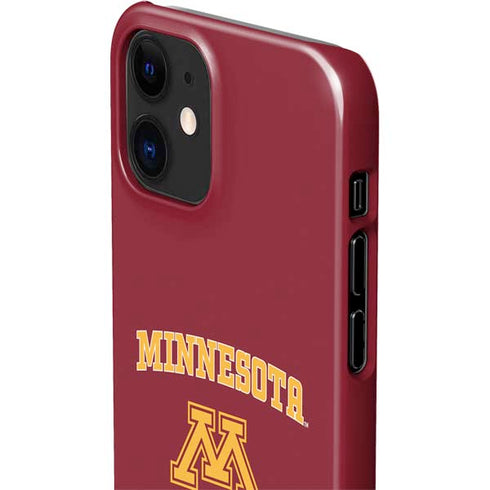 University of Minnesota Collegiate Text iPhone 12 Mini Lite Case