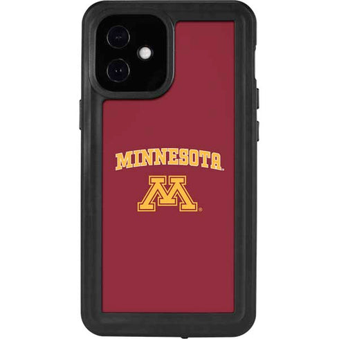 University of Minnesota Collegiate Text iPhone 12 Mini Waterproof Case