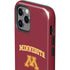 University of Minnesota Collegiate Text iPhone 12 Pro Impact Case