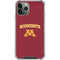 University of Minnesota Collegiate Text iPhone 12 Pro Max Clear Case
