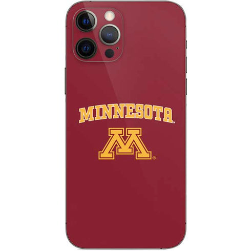 University of Minnesota Collegiate Text iPhone 12 Pro Skin