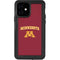 University of Minnesota Collegiate Text iPhone 12 Waterproof Case