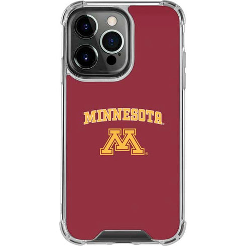 University of Minnesota Collegiate Text iPhone 13 Pro Clear Case