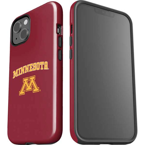 University of Minnesota Collegiate Text iPhone 15 Impact Case