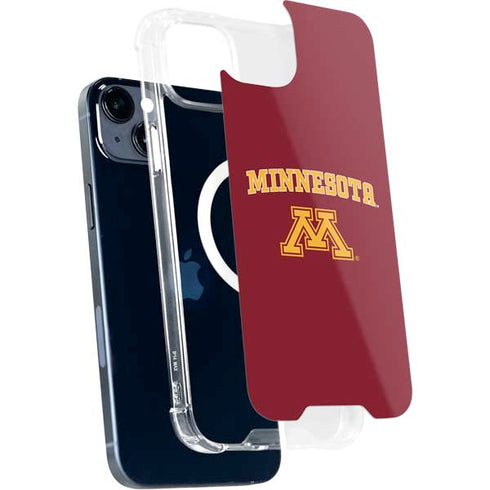 University of Minnesota Collegiate Text iPhone 15 MagSafe Case