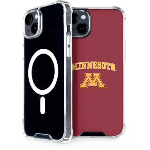 University of Minnesota Collegiate Text iPhone 15 Plus MagSafe Case