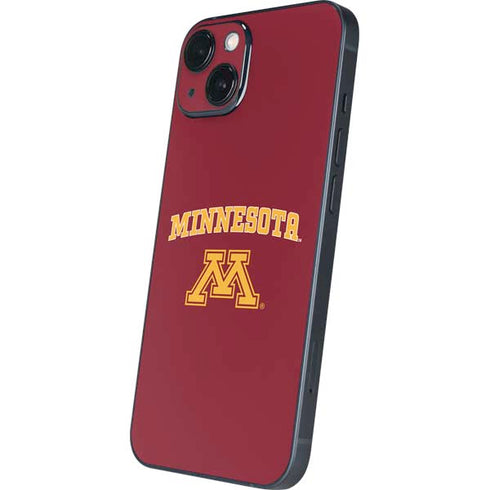 University of Minnesota Collegiate Text iPhone 15 Plus Skin