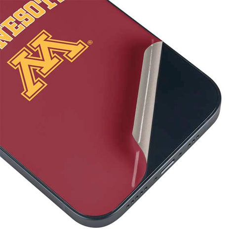 University of Minnesota Collegiate Text iPhone 14 Plus Skin