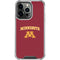 University of Minnesota Collegiate Text iPhone 14 Pro Clear Case
