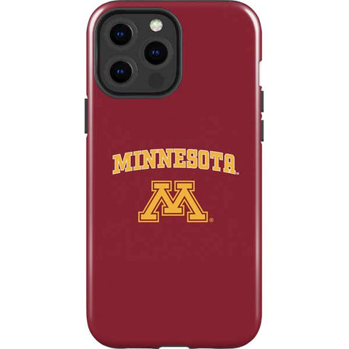 University of Minnesota Collegiate Text iPhone 15 Pro Max Impact Case