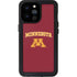University of Minnesota Collegiate Text iPhone 14 Pro Max Waterproof Case