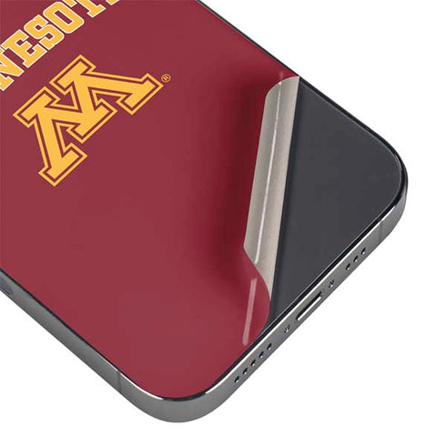 University of Minnesota Collegiate Text iPhone 14 Pro Skin