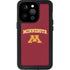 University of Minnesota Collegiate Text iPhone 14 Pro Waterproof Case
