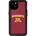 University of Minnesota Collegiate Text iPhone 15 Plus Waterproof Case