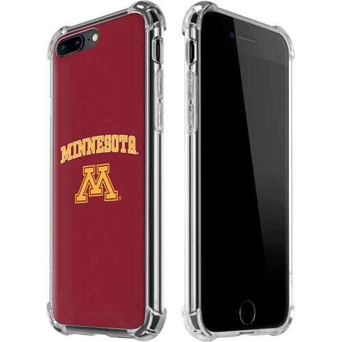 University of Minnesota Collegiate Text iPhone 7/8 Plus Clear Case
