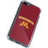 University of Minnesota Collegiate Text iPhone SE (2nd & 3rd Gen) Clear Case