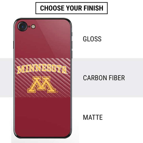 University of Minnesota Collegiate Text iPhone SE (2nd & 3rd Gen) Skin