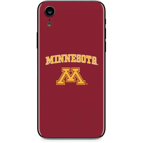 University of Minnesota Collegiate Text iPhone XR Skin